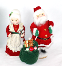 The San Francisco Music Box Company Santa Claus &amp; Mrs. Claus Musical Fig... - £35.54 GBP