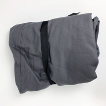 Pottery Barn Kids Twill ANYWHERE Slipcover BEANBAG COVER Gray Charcoal 31&quot; - £58.84 GBP