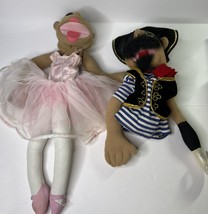 Melissa And Doug Puppets Pirate & Ballerina - £18.91 GBP
