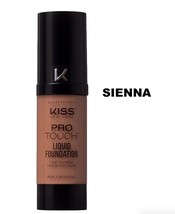 Kiss New York Professional Pro Touch Liquid Foundation 1.01oz KPLF422 SIENNA - £6.32 GBP