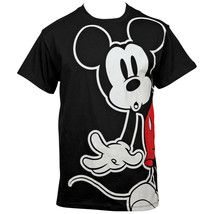 Disney Mickey Mouse Oh My Gosh Expression T-Shirt Black - £27.50 GBP