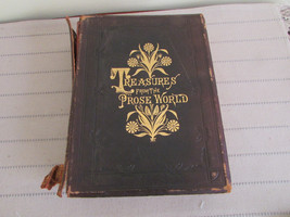 1886 Treasures From The Prose World By Prof.Frank Mc Alpine Elliott Beezley Hc Bk - £10.08 GBP