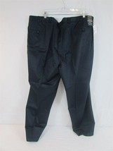 JOS. A. BANK Mens Navy Traveller Dress Wrinkle Resistant Cotton Pants NWT 44X29 - £56.72 GBP