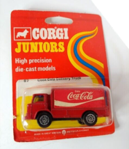 1973 Corgi Juniors Coca Cola Delivery Truck New old Stock On Card - $24.70