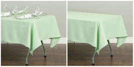 60 x 102 in Rectangular Polyester Tablecloth Wedding Event Party - Hemlock - P01 - £29.65 GBP