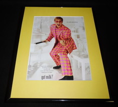 Elton John 2001 Got Milk Mustache Framed 11x14 ORIGINAL Vintage Advertis... - $49.49