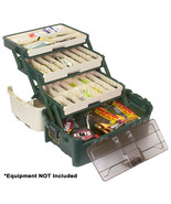 Plano Hybrid Hip 3-Tray Tackle Box - Forest Green - £66.67 GBP
