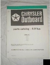 Chrysler Outboard Parts Catalog 9.9 HP - $10.80
