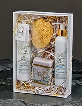 KOVOT BEAUTY Lotion, Body Wash, Soap and Sponge Gift Set (Plumeria) - £43.01 GBP