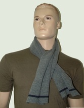 Authentic Vintage German army grey wool mix scarf military Bundeswehr sh... - $6.00+