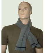 Authentic Vintage German army grey wool mix scarf military Bundeswehr sh... - $6.00+