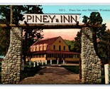 Piney Inn Sheridan Wyoming WY UNP DB Postcard B18 - $2.92