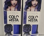 2-Pack Loreal Colorista Semi-Permanent Temporary Hair Color 500 Indigo B... - £10.99 GBP