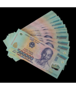 2 x 500,000 = 1,000,000 Vietnam Currency Dong Banknote VND (Circulated) - $65.28