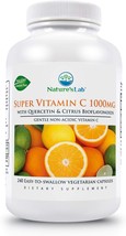 Nature&#39;s Lab Super Vitamin C 1000mg, 240 Count - £40.75 GBP