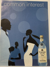 2001 SEAGRAM&#39;S Extra Dry Gin - Common Interest Vintage Magazine Print Ad - $4.94