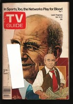 TV Guide10/15/1977-Classic issue of TV Guide-Ed Asner-Lou Grant cover by Jim ... - £28.07 GBP