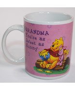 Vintage Disney Classic Winnie The Pooh Coffee Mug Grandma Sweet As Honey... - $3.99