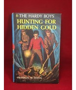 Hardy Boys #5 Hunting for Hidden Gold | Franklin W Dixon | hb 1987 - £6.33 GBP
