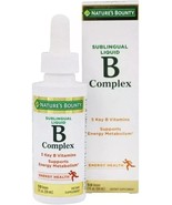 Vitamin B Complex B12 Energy Metabolism Support Sublingual Liquid Drops ... - $11.50