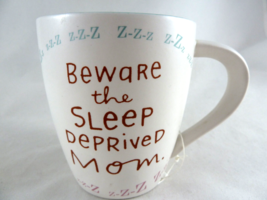 Vintage Hallmark mug Beware The Sleep Deprived Mom Dishwasher Microwave safe - £9.33 GBP