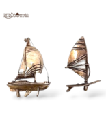 Barche da mare in miniatura argento 800 in argenteria da collezione anti... - $743.71 MXN