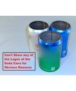 3 pack of 12 oz Beer Soda Can Covers Misc Brands &amp; Colors Sleeve Wrap Ca... - £4.31 GBP