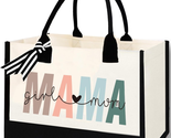 Mother&#39;s Day Gifts for Mom Her Wife, Personalized Jute Letter Tote Bag f... - $32.36