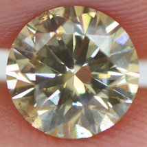 Loose Round Diamond Natural Fancy Champagne 1.30 Carat VS2 Enhanced Certified - £1,258.69 GBP