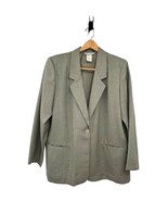 Vintage Dressbarn Jacket Womens L Used Green Unlined - $300.12 MXN