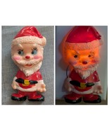1950 Plastic Santa Night Light 3D Christmas Japan Working - $73.49 CAD