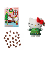 Hello Kitty Holiday BUNDLE Countdown Calendar + 8&quot; Plush Christmas Kawai... - £26.55 GBP