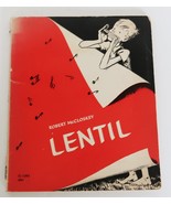 Vintage 1968 Scholastic Book &quot;Lentil&quot; Robert McCloskey - £9.43 GBP