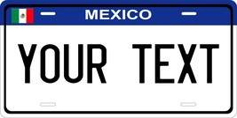 Mexico Blue Plate Personalized Custom Auto Bike Motorcycle Moped Key Tag - £8.78 GBP+