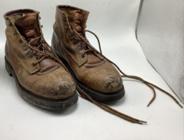 vintage Red Wing ANSI Z41 PT91 steel toe boots 8 3E Made in USA - $60.76