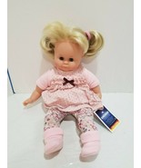 SCHILDKROT-PUPPEN Blonde Hair Germany Dressed Doll Tags New Cloth Body - $109.34 CAD
