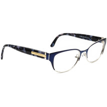 Tory Burch Women&#39;s Eyeglasses TY 1045 3127 Blue&amp;Silver Browline Frame 52[]16 135 - £79.91 GBP