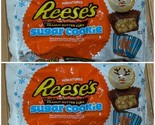 2 X Reese&#39;s 9.9 oz SUGAR COOKIE Miniatures Peanut Butter Cups * BB 6/202... - $21.73