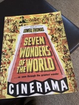 Vintage 1956 Seven Wonders of the World Cinerama Movie Souvenir Program - £6.03 GBP