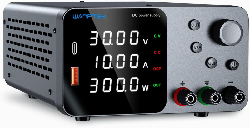 Bench Power Supply with Output Enable/Disable Button, Adjustable Power S... - $132.98