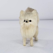 Vintage Japan Pomeranian American Eskimo Spitz Fur Hair Dog Antique Doll - £78.65 GBP