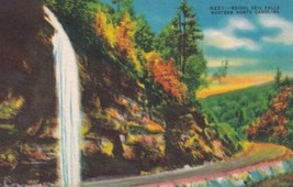 North Carolina NC Bridal Veil Falls Postcard D54 - £2.29 GBP