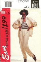 McCall's 6660 Misses Unlined Jacket, Top & Pants For Stretch Knits Only S M L FF - $8.47