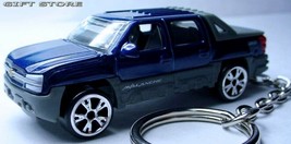 Rare!! Key Chain Blue Chevy Avalanche Chevrolet Suv Truck Custom Limited Edition - $58.98