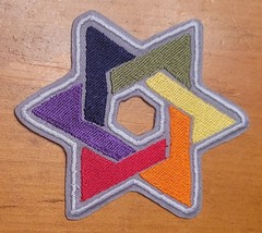 Star of David - Iron on Patch  10722 - £7.70 GBP