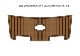 2005-2006 MasterCraft X-STAR Swim Platform Pad Boat EVA Foam Teak Deck F... - $4,730.89 MXN