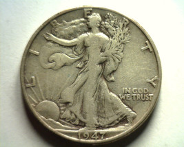 1947-D Walking Liberty Half Fine / Very Fine F/VF Nice Original Coin Bobs Coins - £16.76 GBP