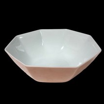 Fitz and Floyd RONDELET PEACH  9” Octagonal  Large Serving Salad Bowl Co... - £23.36 GBP