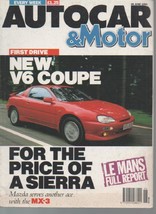 Autocar &amp; Motor Magazine 26 June 1991 New V6 Coupe Ls - £3.91 GBP