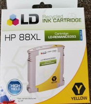 HP88XL LD RECYCLED INK CARTRIDGE LD-REMANC9393 YELLOW, NIB - $14.96